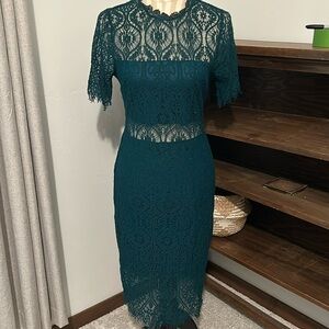 Emerald Lulus Dress